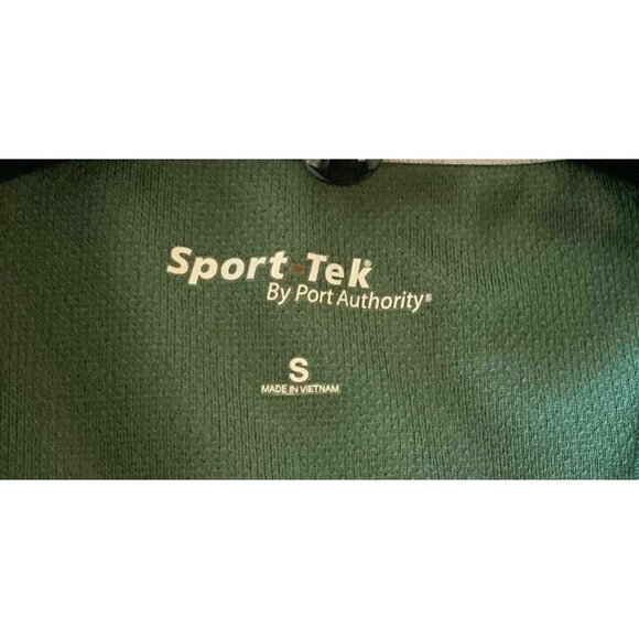 USS Topeka SN-754 Shirt Submarine US Navy Sport Tek Size Small Green - Picture 4 of 5